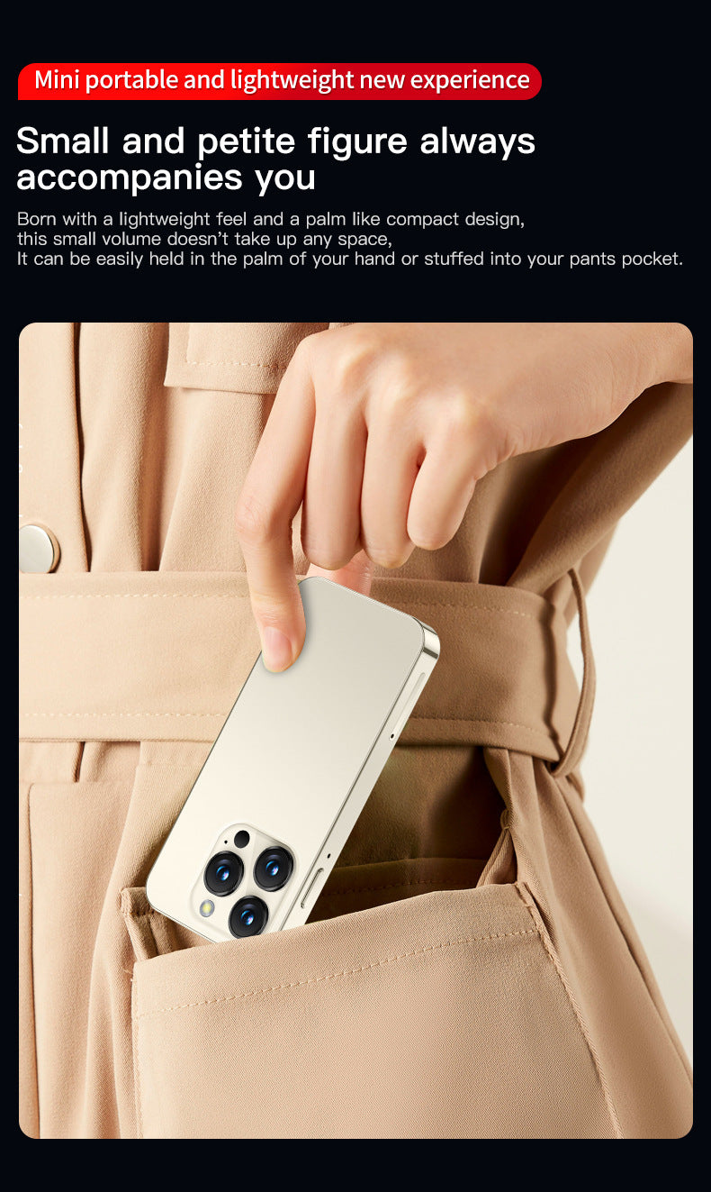 XS19pro Mini Phone Compact Quad-Core Perforated Screen3.88inch Android smartphone foreign language