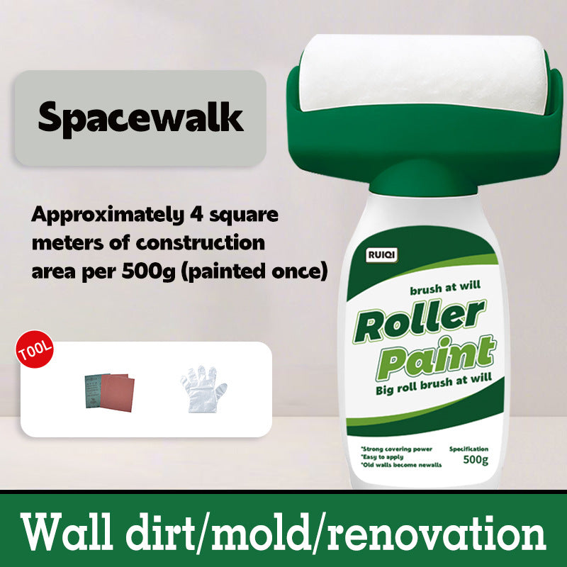 Custom Label Large Roller Paint Wall Stain Repair Renovation Paint Water-Based Odorless Self-Brushing Roller Latex Paint