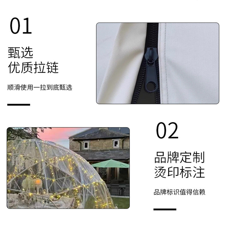 Outdoor Influencer PC Spherical Tent Hotel Dome Homestay Luxury Round Terrace Bubble House Starry Sky Transparent Tent