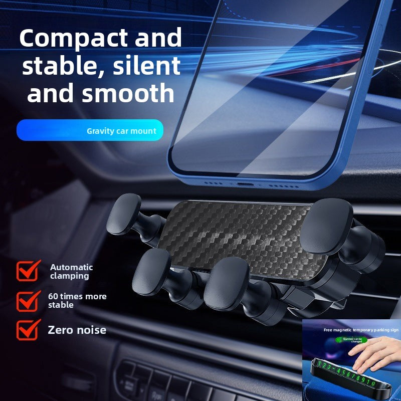 Car Phone Holder Air Vent Mount Navigation Stand Portable Multi-Function Navigation Device