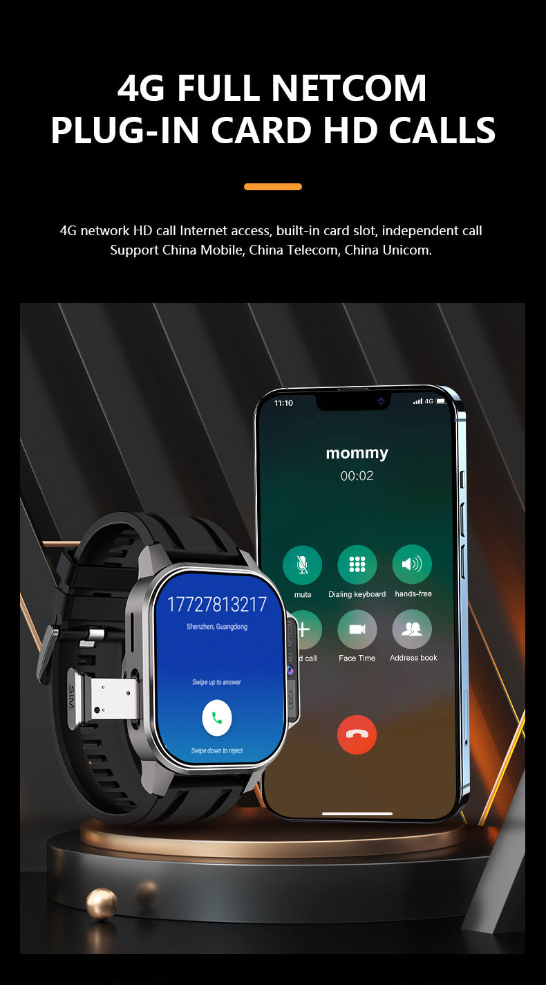 B22Smart Watch5G Plug-in Card Full Netcom Google Store APP Download Three-Proof Sports Camera Video Call