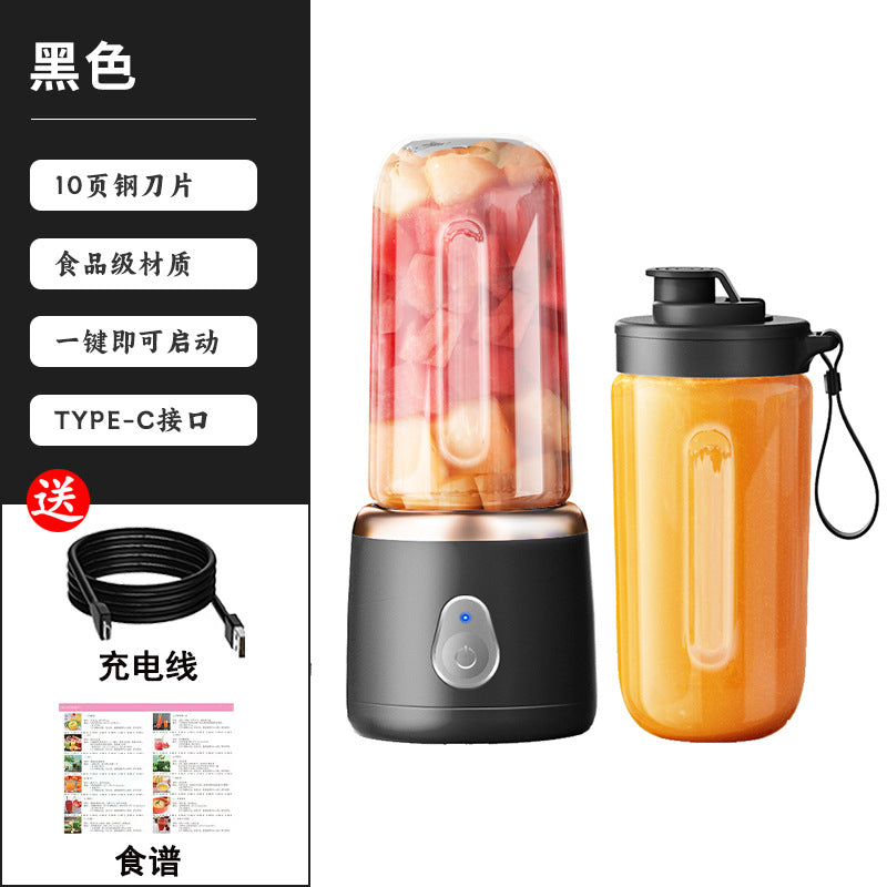 Electric New Portable Juicer Fruit Juice Maker Multifunctional Fruit and Vegetable Juicing Cup Small Mini Blender Cup