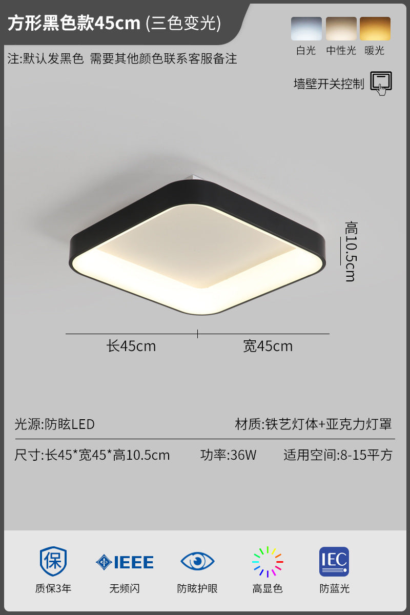 2025New Year's New Internet Celebrity Lighting Collection Master Bedroom Ceiling Light Simple Modern Nordic Style Room led bedroom lamp