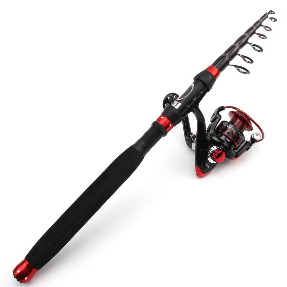 Ultra-short Portable European Carp Fishing Set Fishing Gear Combination European and American Popular Fishing Rod Can Be Used FBA