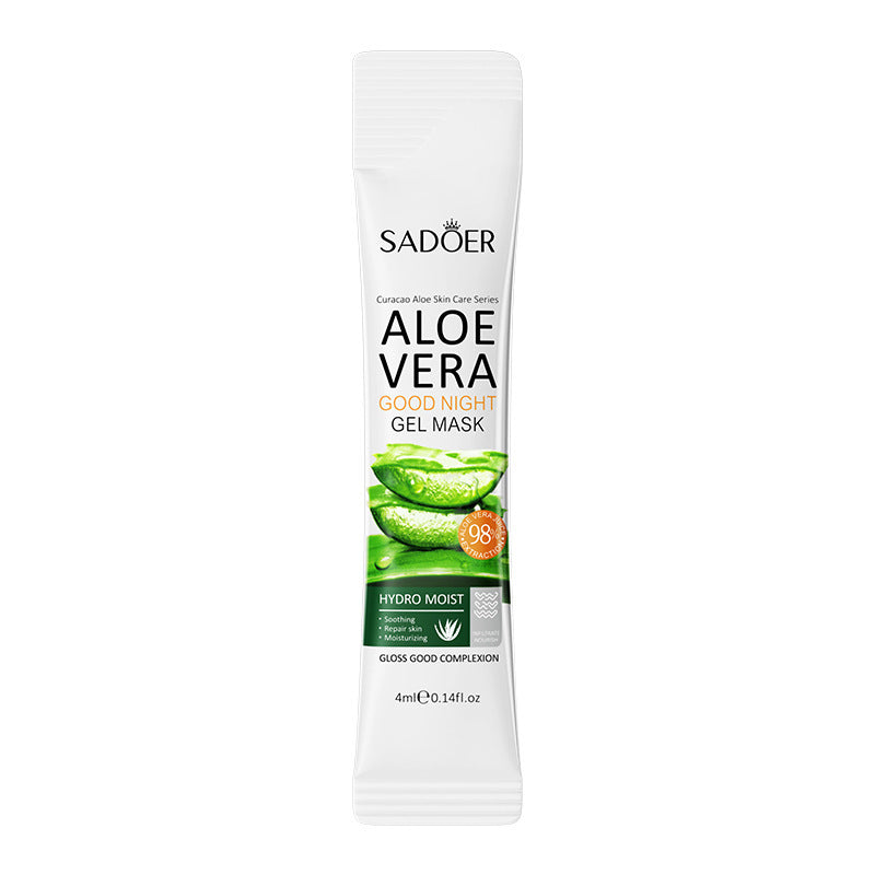 Aloe Vera Good Night Freeze Mask Strip Pack SADOER Sleeping Mask No-Rinse Apply-On Cross-Border Foreign Trade Wholesale