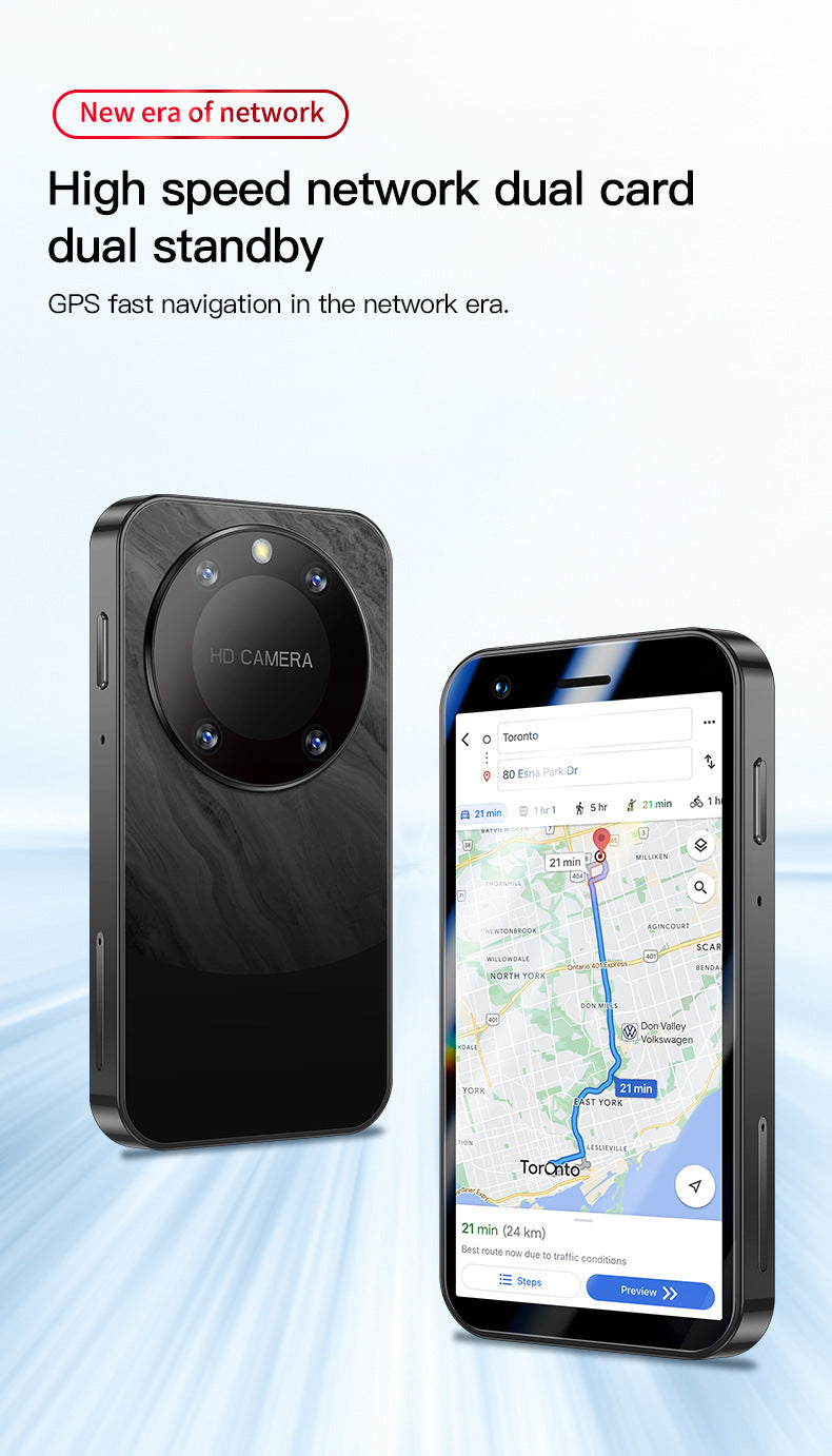 MINF8promax Mini Smart Small Phone3.0Screen3G Network Android Foreign Language