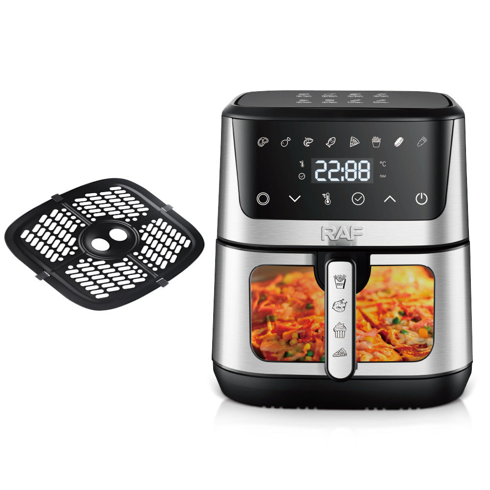 RAF European Standard Visible Air Fryer Household Multifunctional Electric Fryer8.5L Large Capacity Deep Fryer R5273