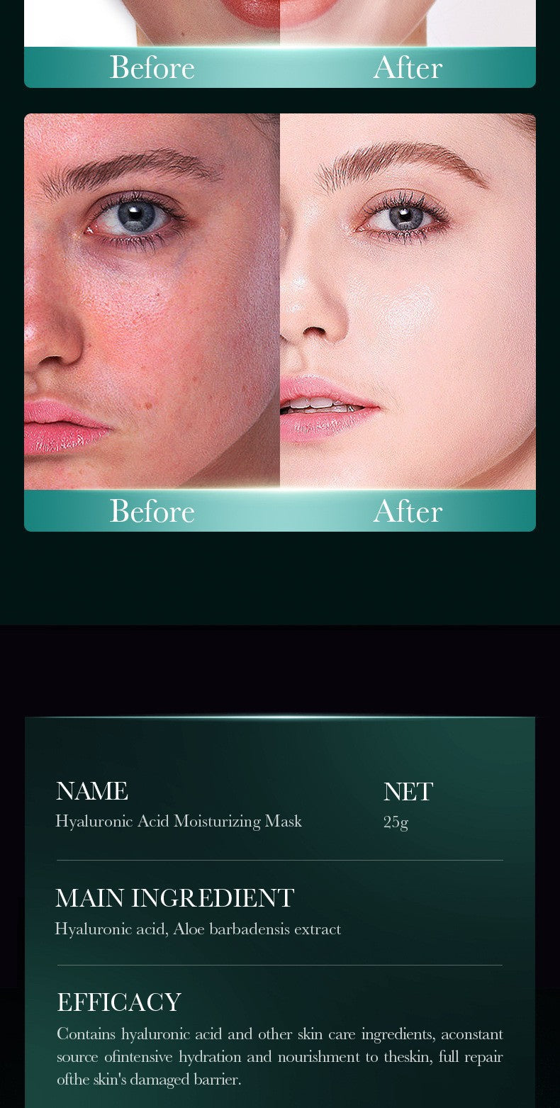 Facial Mask25g FAYANKOU Hydrating and Moisturizing Skin Firming and Elasticizing Face Mask Cross-Border Wholesale