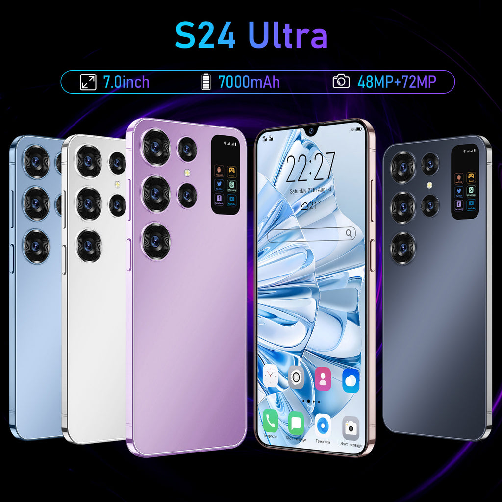 New Hot Sale Smart Phone S24 Ultra Android Phone16+1T Mobile Phone Source Manufacturer