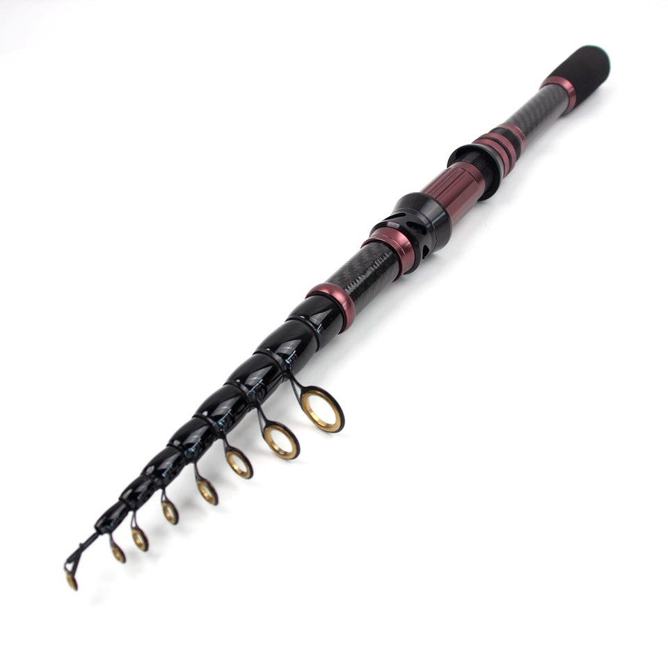 New Ultra Short Sea Rod Carbon High Quality Portable Fishing Rod Retractable Lure Casting Rod Fishing Gear Manufacturer Wholesale