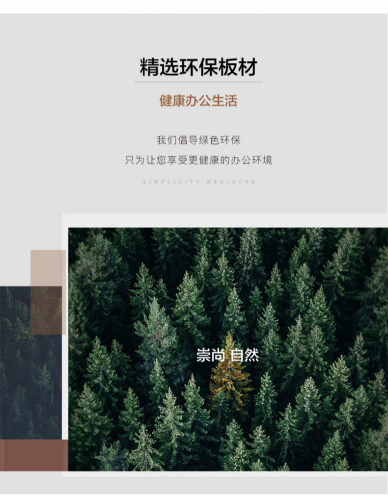 Painted Executive Desk Large Desk President Leader Chairman Manager Office Simple Modern Office Desk and Chair Set