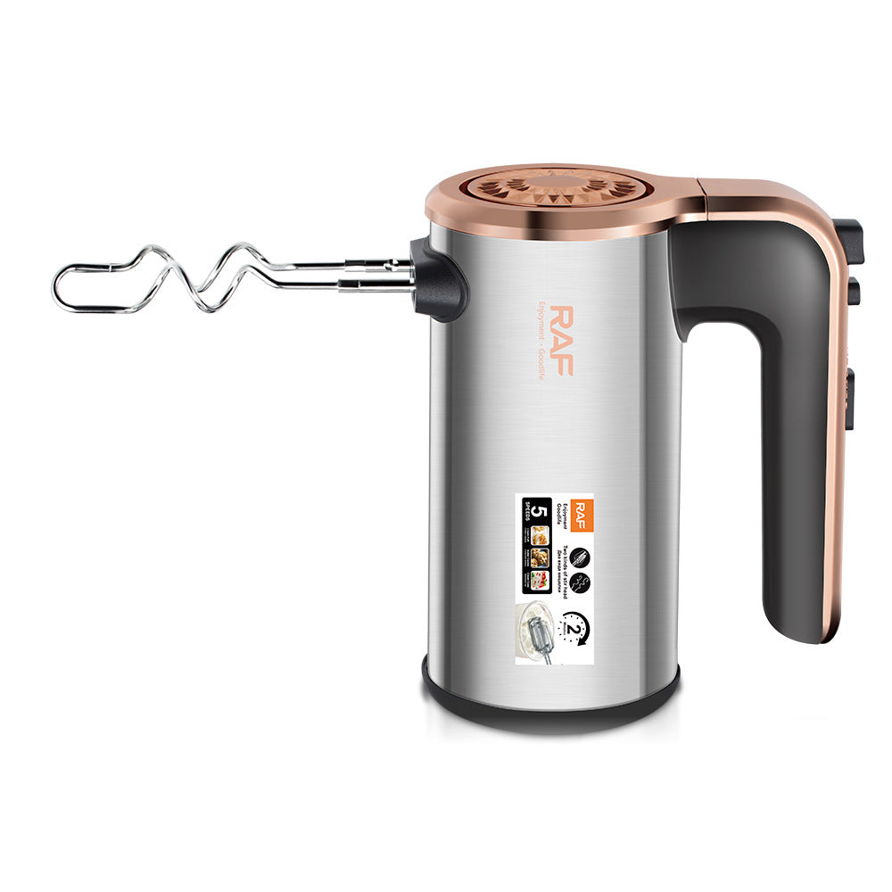 RAF EU Standard Household Stainless Steel Egg Beater Electric Baking Cake Cream Whisk Handheld Mixer R.5526