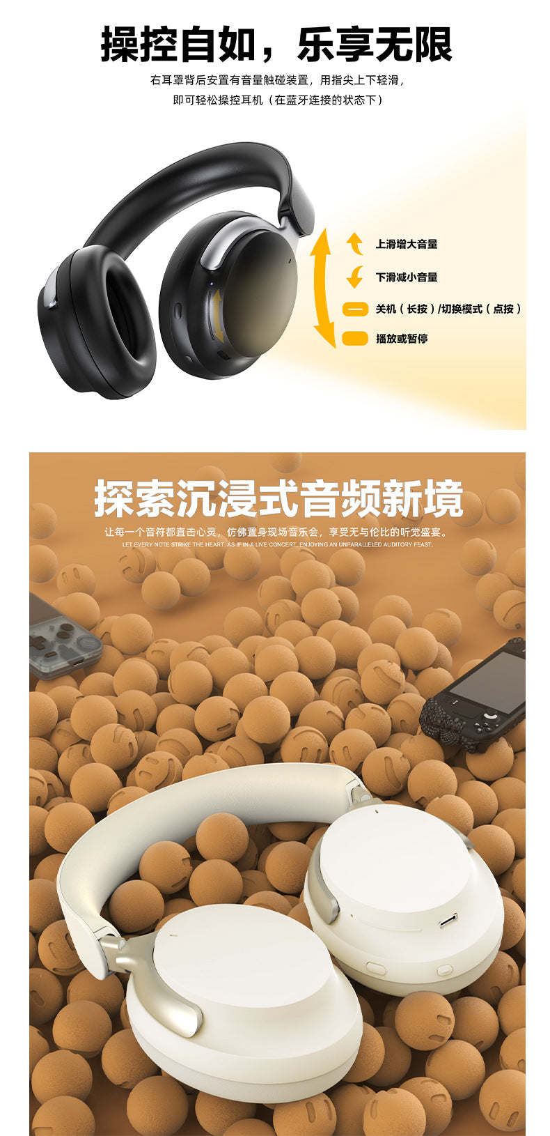 New Bluetooth Headset Ultra-Long Battery Life Headset Noise Reduction Long Battery Life Wireless Bluetooth Headset