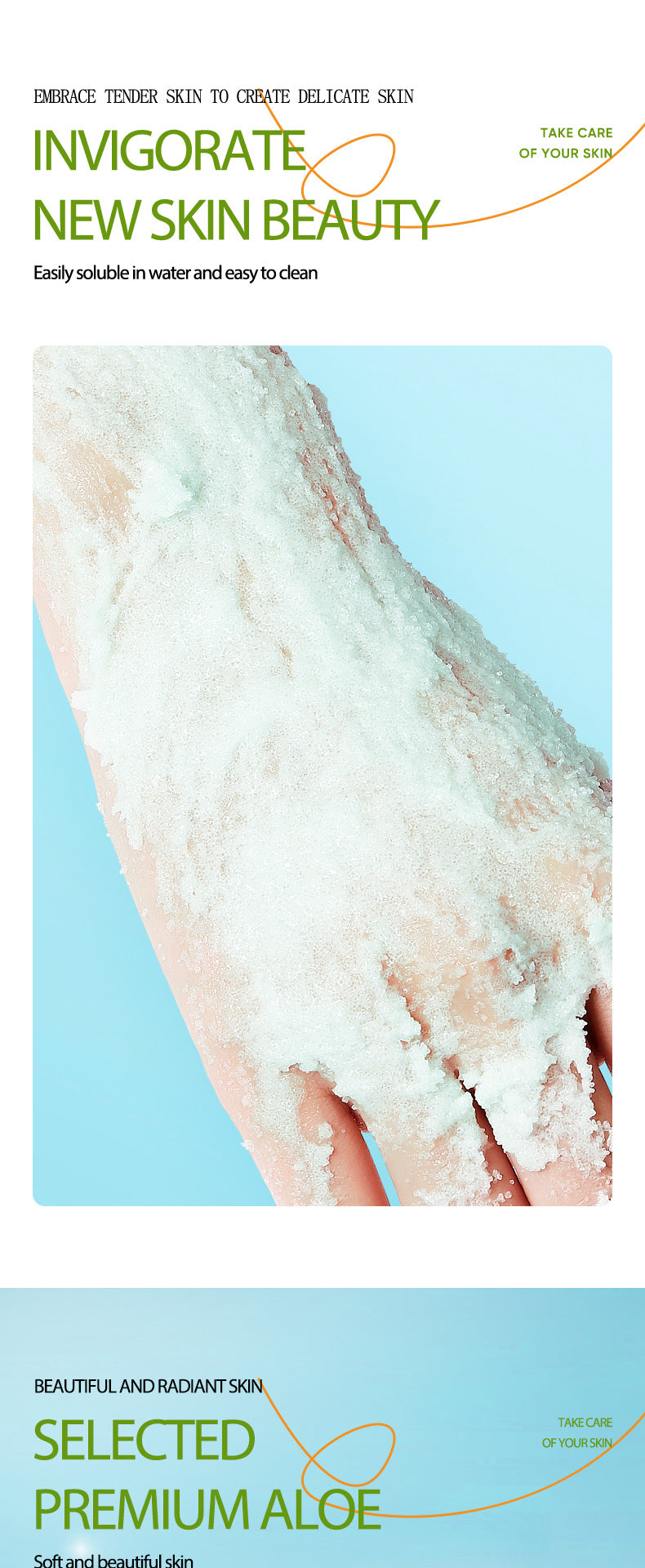 Full English Bath Salts430gSADOER Aloe Vera Milk Cleansing and Rejuvenating Body Scrub  Wholesale