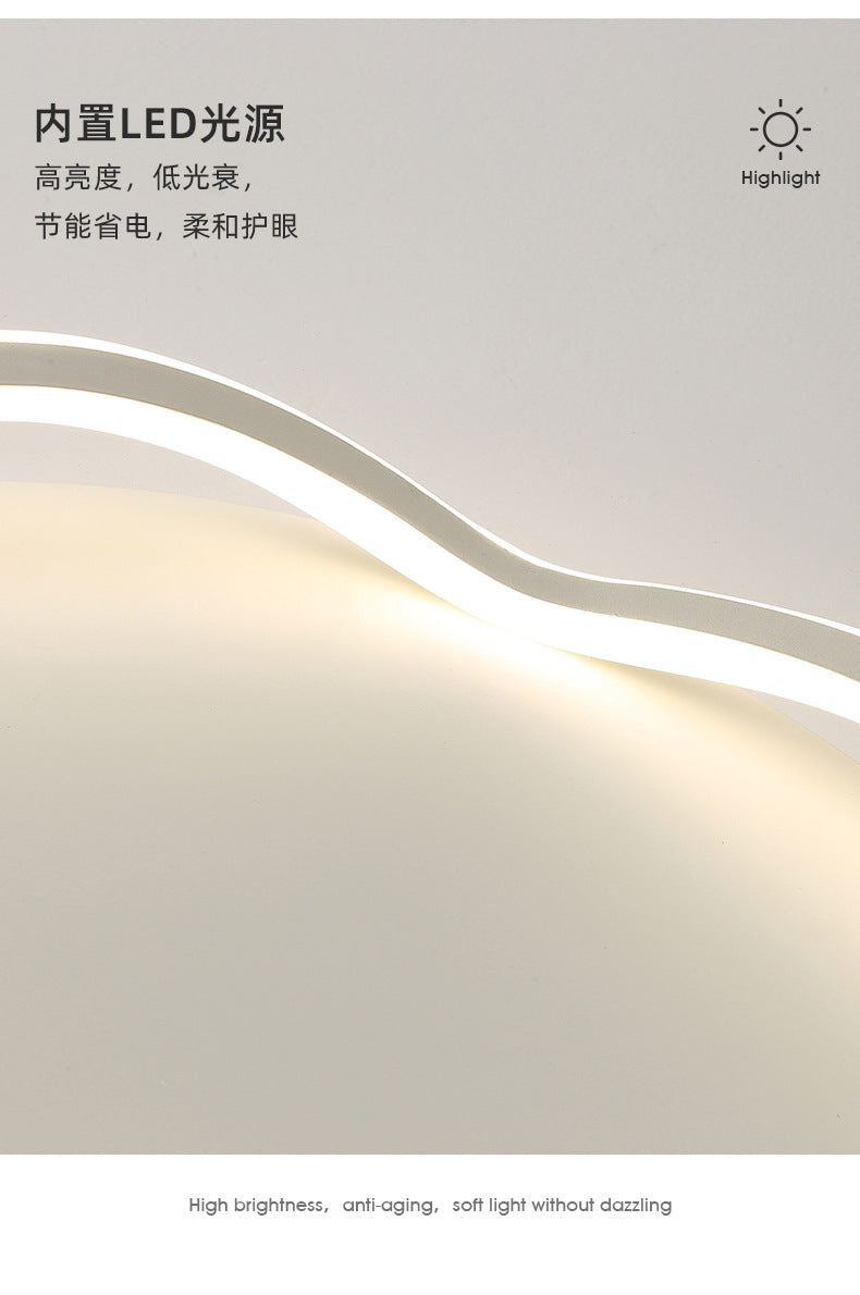 Lamps led Ceiling Lamp Creative Warm Romantic scandinavian Room Lamp Minimalist Modern Creative Master Bedroom Lighting