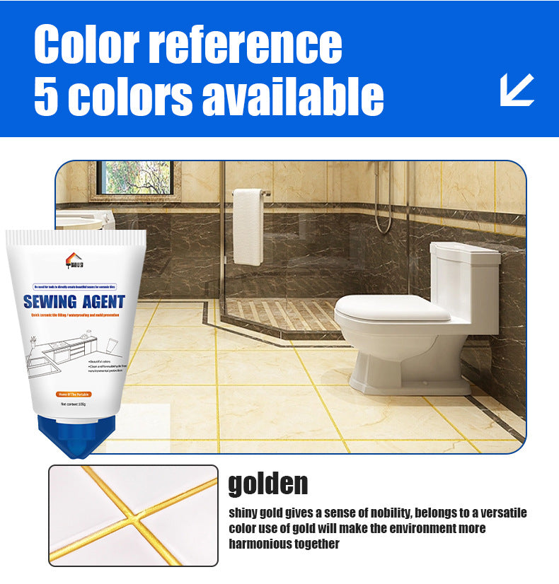 Tile Grout Sealer Floor Tile Kitchen Bathroom Anti-Mold Sealant Sink Toilet Glass Glue Magnetic Tile