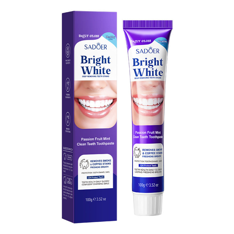 Sakura Mint Whitening Toothpaste SADOER Teeth Cleaning Oral Toothpaste Cross-Border Wholesale