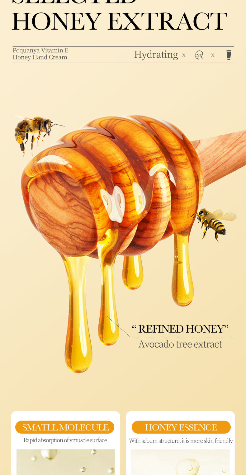 Vitamin E Hand cream30g BIOAOUA Honey hydrating moisturizing wholesale for  trade