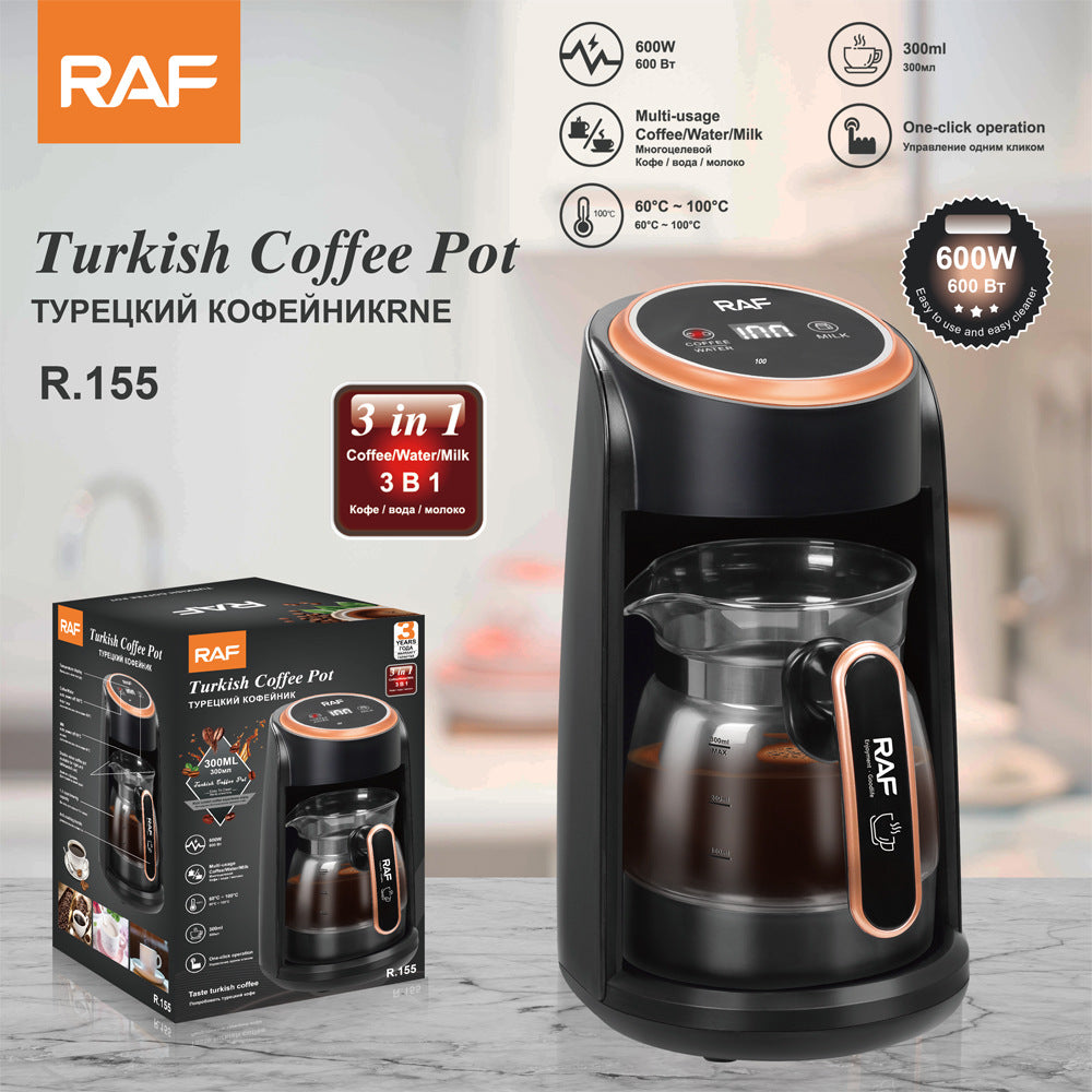 RAF Home Use Heated Coffee Cup New Turkish Coffee Pot Portable Office Coffee and Tea Maker R155