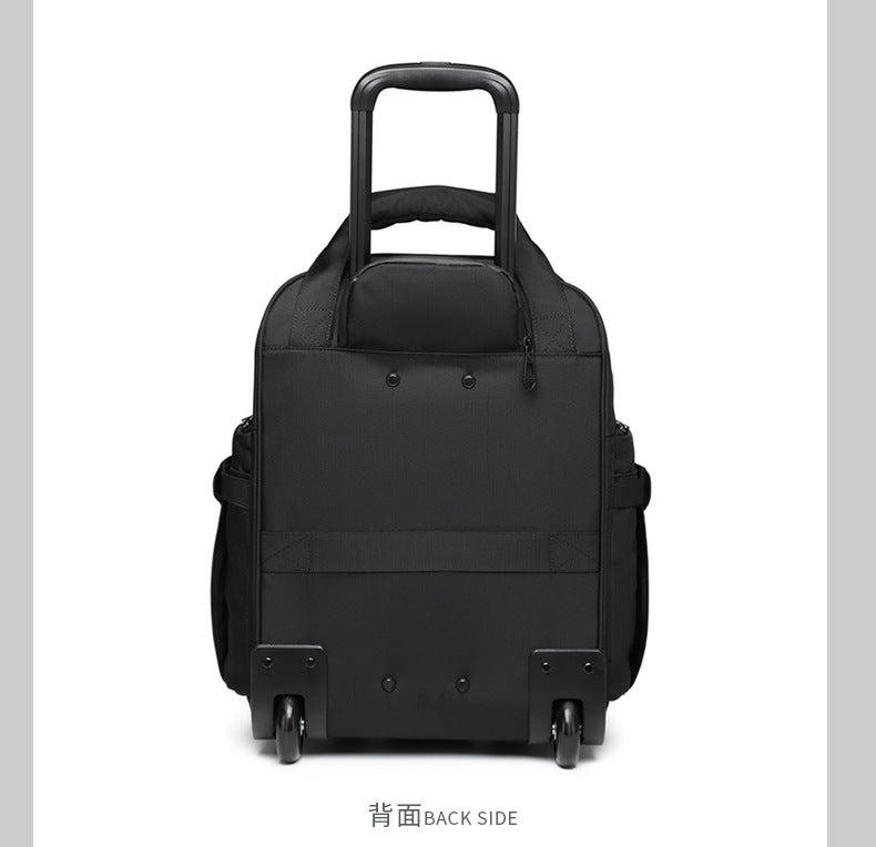 Trolley Travel Bag Business Boarding Bag Large Capacity Waterproof Oxford Cloth Multifunctional Handheld Wheeled Travel Bag