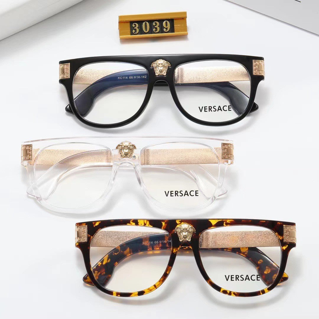 New Fashion Square Large Frame Personality Flat Top European and American Runway Luxury Sunglasses for Men and Women ins Trendy Sunglasses