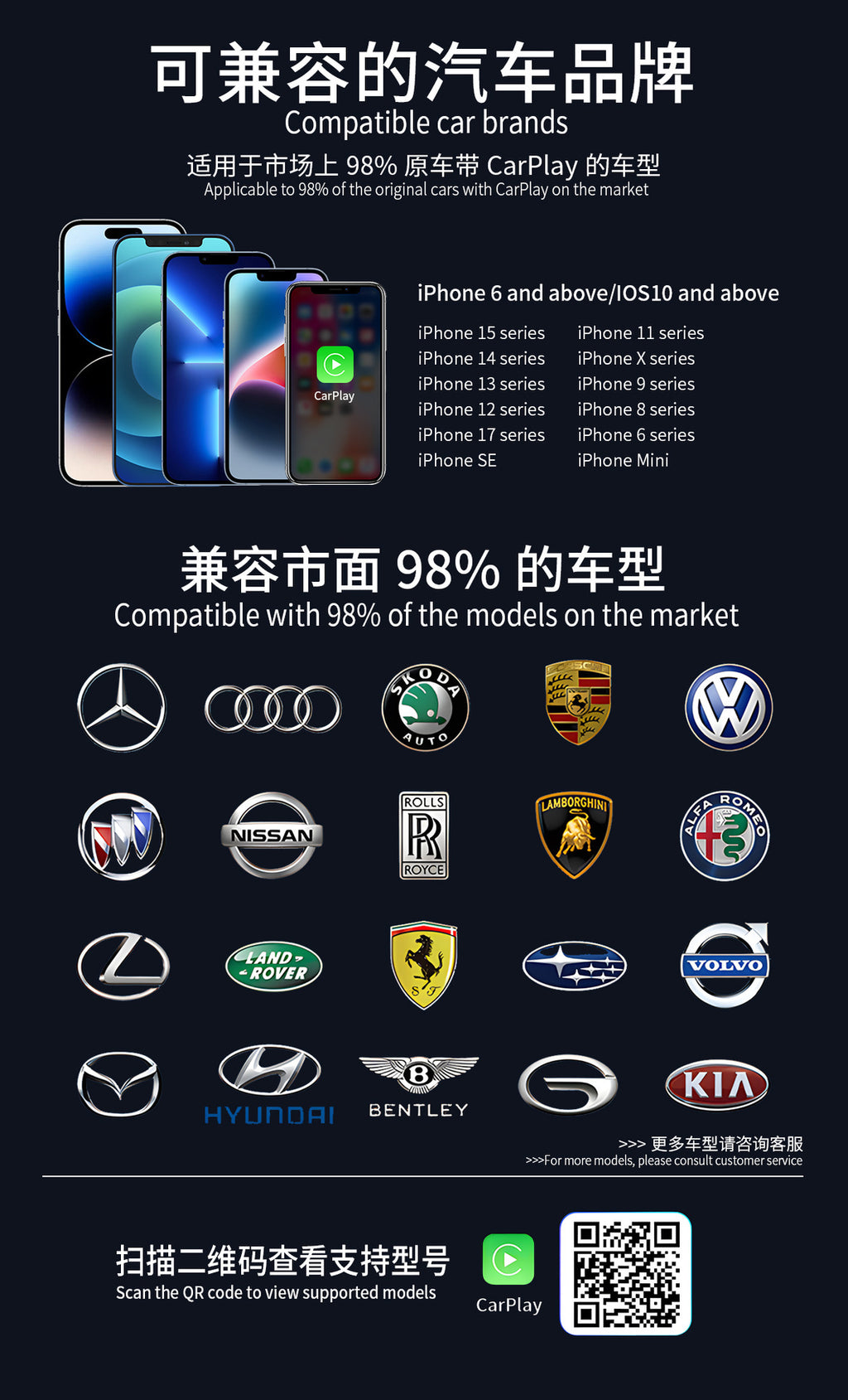 Hot Sale carplay Wired to Wireless Box Android auto Car-Machine Interconnection Wireless Adapter