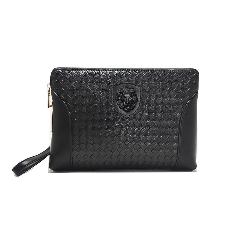 Fingerprint Lock Clutch Anti-theft High-end Business Commuting Large Capacity Phone Holder Luxury Men's Clutch Trendy