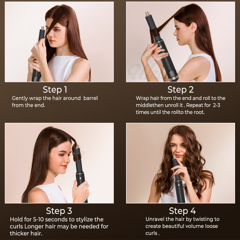 New five-in-one home hair dryer with negative ion hair care Styling Straightener Multifunctional Hair Dryer
