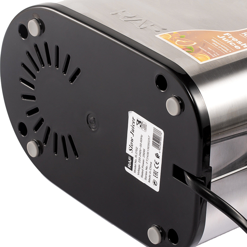 RAF European Standard Fully Automatic Fruit and Vegetable Juice Extractor Multifunctional Juice and Pulp Separator Juicer  Juicer2702