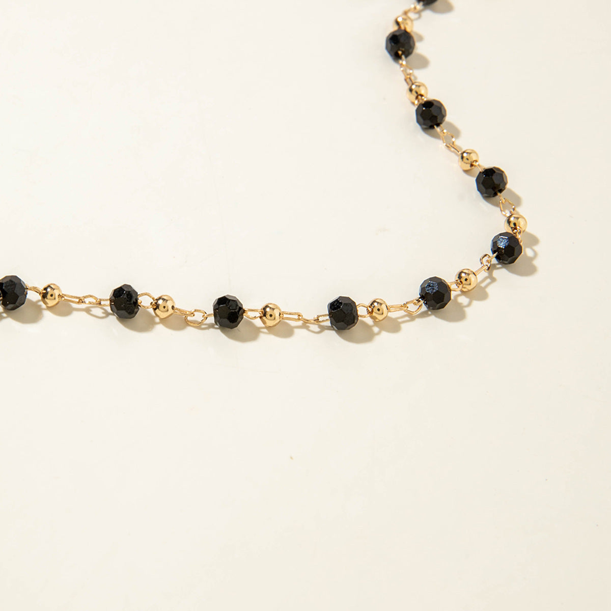 European and American Fashion Sense y Women's Tassel Necklace Creative Personality Double Layer Cross Pendant Collarbone Chain Necklace