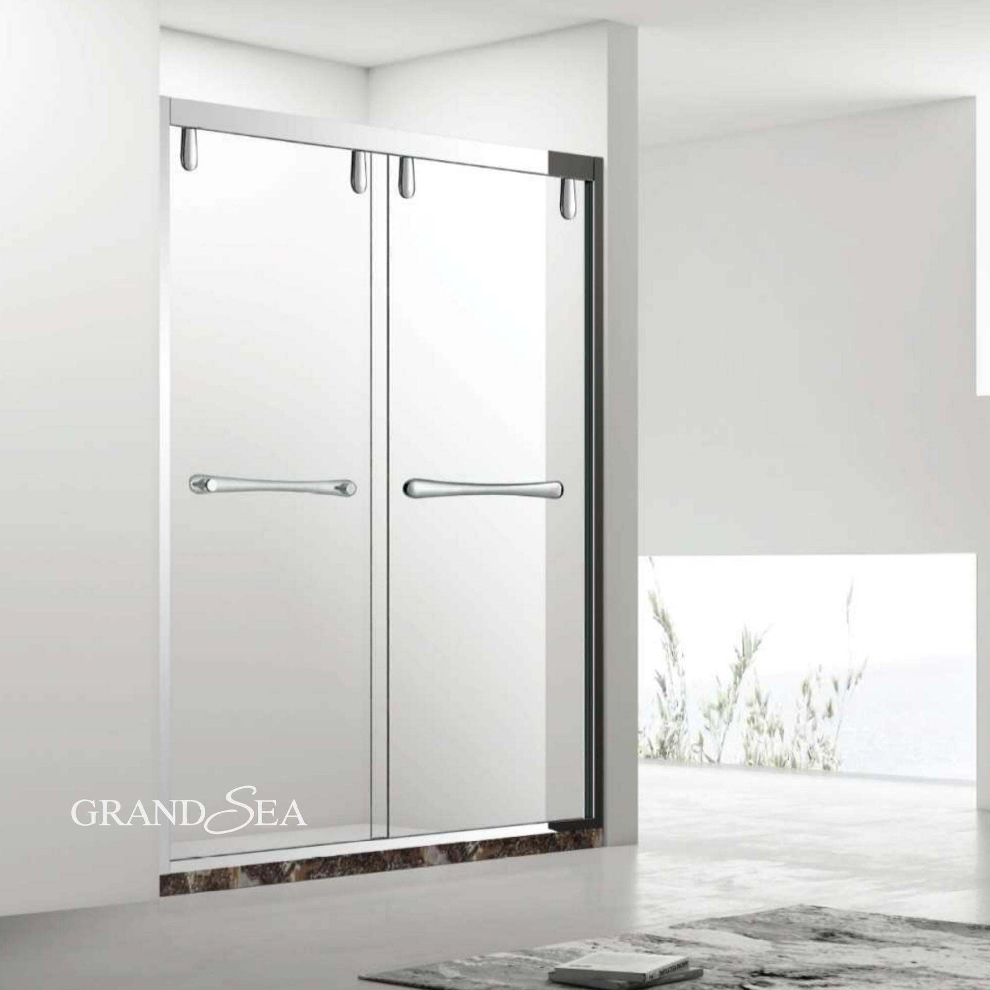 Factory Supplier Sliding Glass Shower Door Aluminum Frame Shower Rooms Bathroom in South Africa