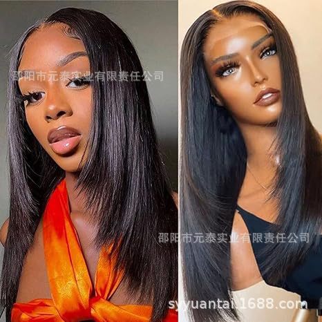Synthetic Full Wig European and American Foreign Trade Hot-Selling Wig Highlight Straight Wig