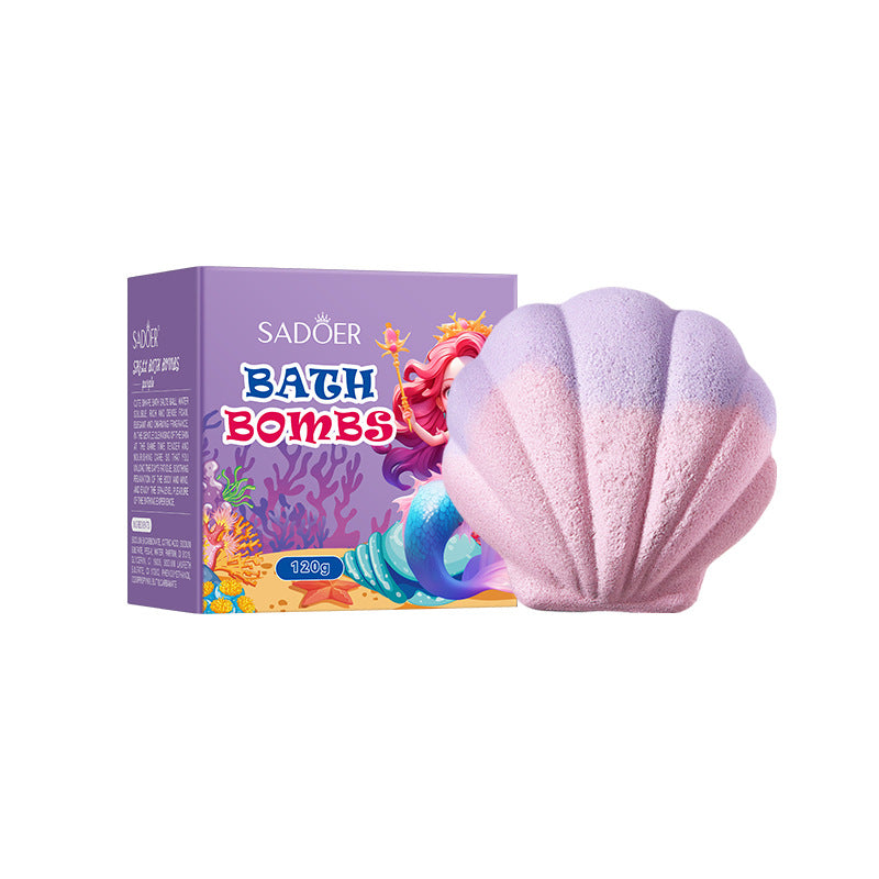 Shell Bath Salt Balls SADOER Deep Cleansing Body Bath Bath Salts Cross-Border Foreign Trade Wholesale