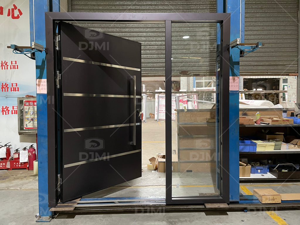 Hot Sale Made in China Super Anti-theft Security Entry Modern Finished Stainless Steel Exterior Door for Apartment & Villa