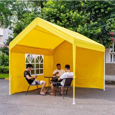 Night Market Stall Internet Celebrity Tent Courtyard Outdoor Foldable Advertising Rainproof Sunshade Four-Corner Umbrella Parking Shed