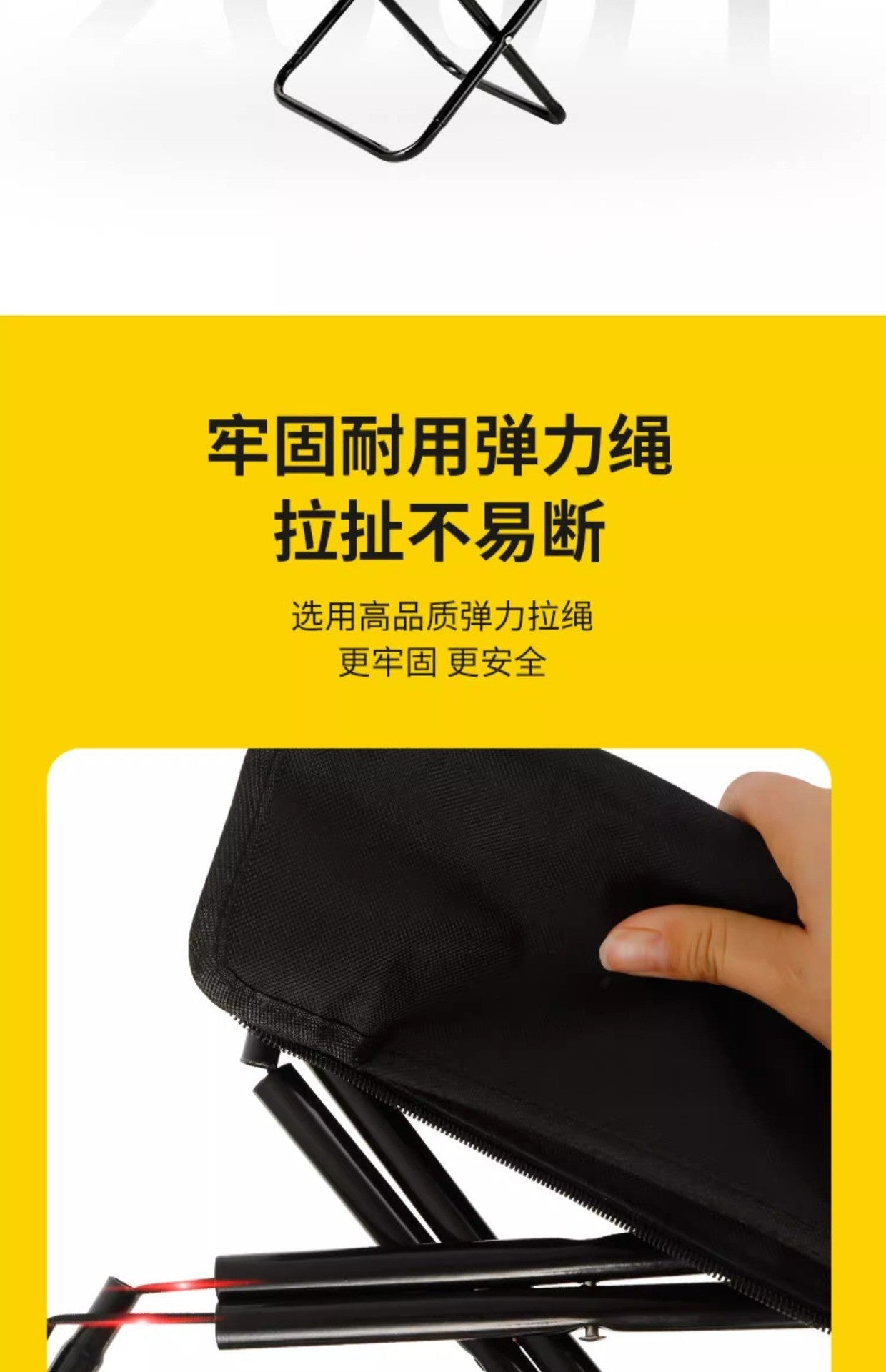 Outdoor Folding Stool Portable Handle Bag Fishing Stool Small Folding Chair Camping Full Folding Chair Foldable