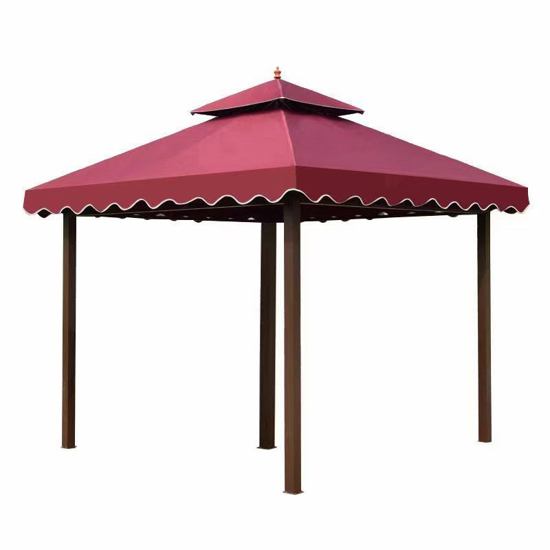 Outdoor Sunshade Canopy Rain Shelter Courtyard Garden Villa Four-legged Pavilion Advertising Event Large Roman Tent Umbrella Wholesale