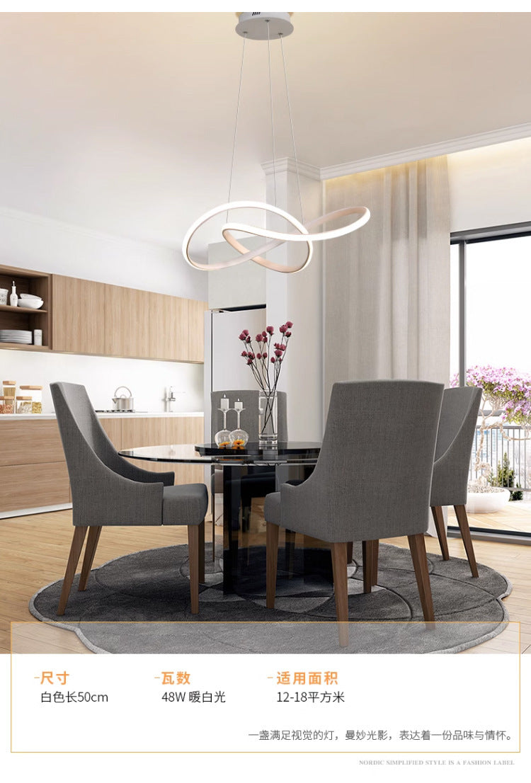 Bedroom Chandelier Internet Celebrity Bar Counter2025Modern Minimalist Dining Room Chandelier New Zhongshan Lighting for Dining Table