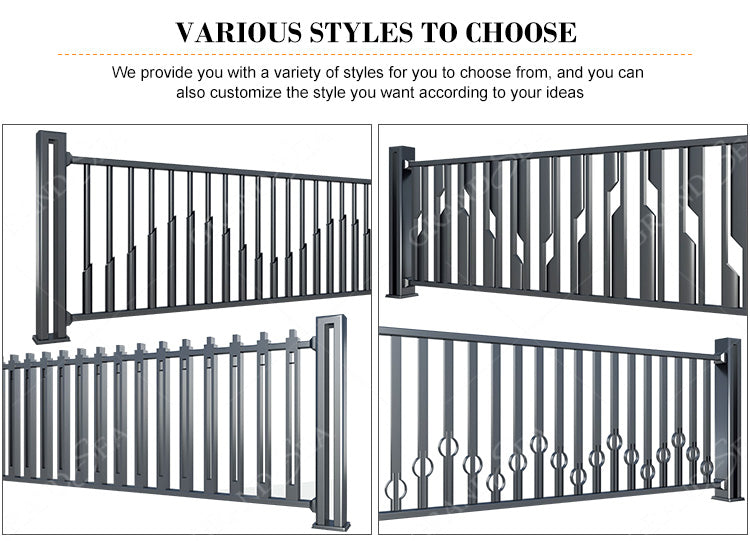 Foshan Factory Best Quality Iron Balcony Railings Designs