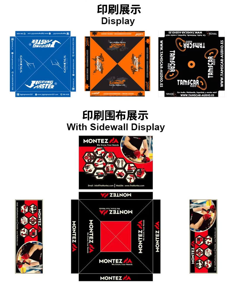 Custom  Fabric Tent Outdoor Camping Exhibition Promotion Tent Foreign Trade Folding Tent Wholesale