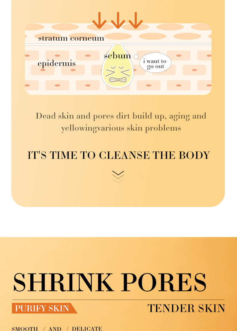 Vitamin C Lotion140g SADOER Deep Cleansing Gel Scrub Cross-Border Foreign Trade Wholesale