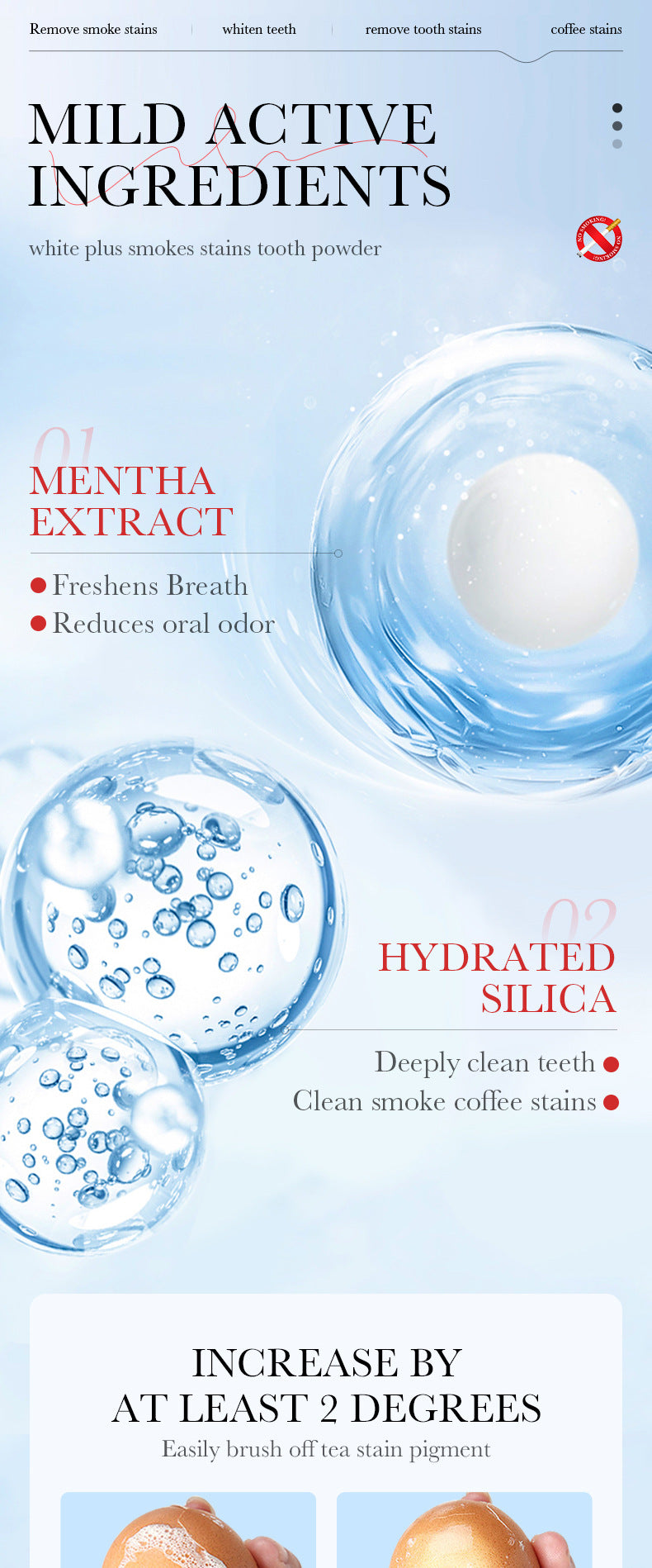 All English Tooth Powder60g SADOER Remove Tobacco Stains, Whiten Teeth, Clean Tartar, Strengthen Teeth Toothpaste  Wholesale