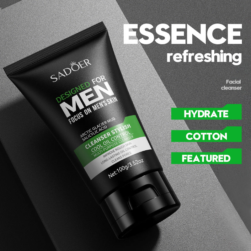 Full English Men's Facial Cleanser100g Cool and Refreshing Men's Cleansing Face Wash for  Wholesale