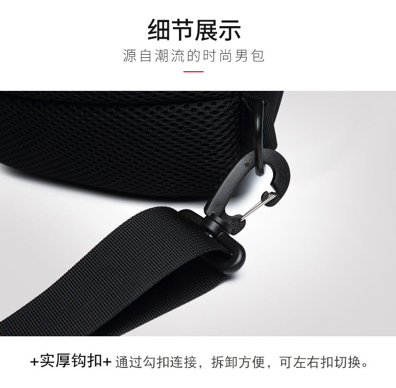 OZUKO Tactical Chest Bag Men's Crossbody Bag Waterproof Multifunctional High-end Outdoor Portable Bag Cycling Shoulder Bag