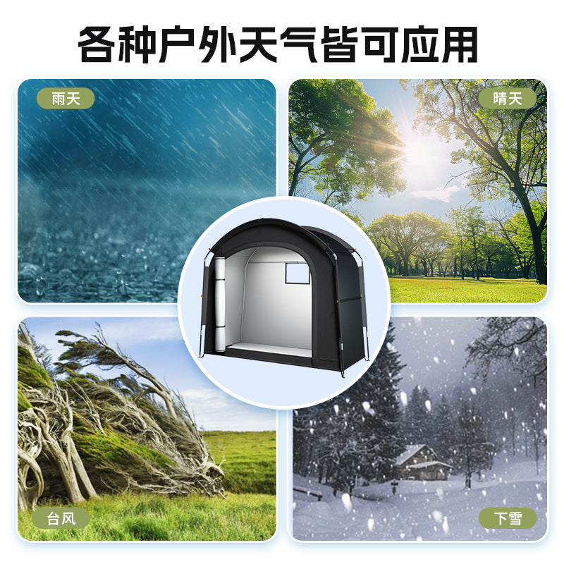 Bicycle Tent Outdoor Portable Waterproof Sunproof Dustproof Enlarged Bicycle Storage Tent