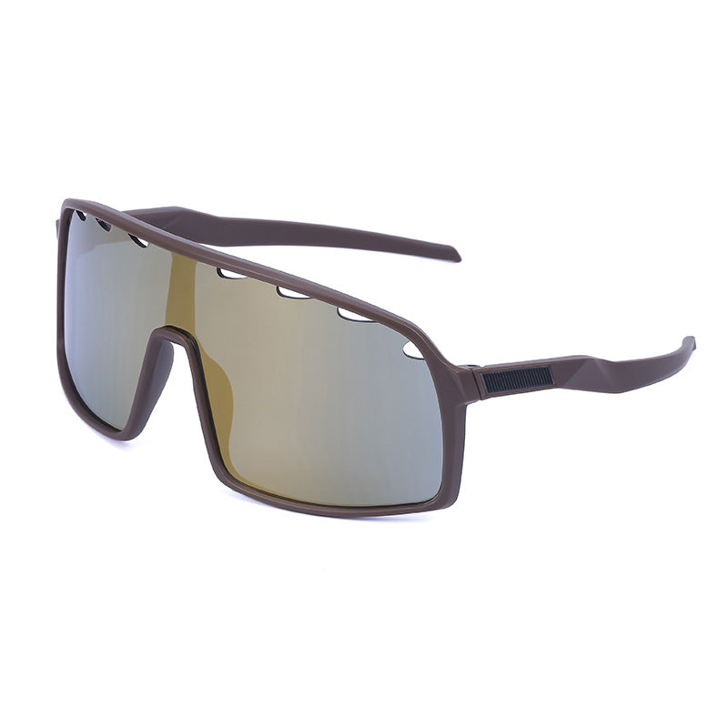 New Colorful Cycling Glasses for Men1998One-piece sunglasses European and American fashion outdoor sports sunglasses