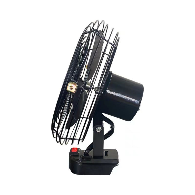 21V Cordless Rechargeable Electric Fan Outdoor Lithium Electric Fan Portable Makita Interface Camping Artifact