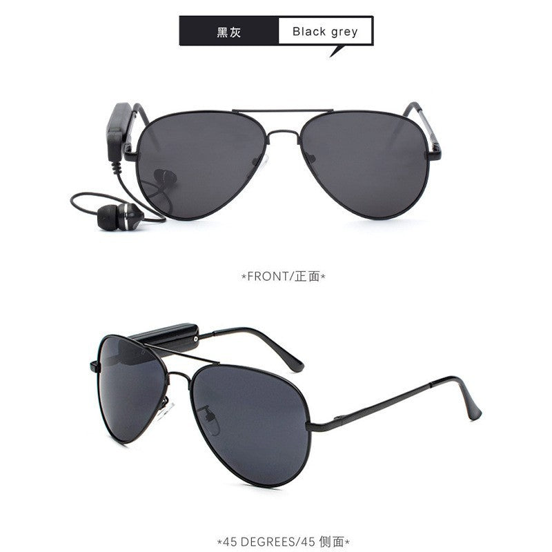 New Smart Bluetooth Headset Glasses Toad Mirror Men's Polarized Sunglasses Smart Eye Listening to Music Glasses Phone208