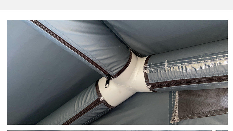 Self-Driving Tour Car Tent Outdoor Camping Black Mountaineering Windproof Waterproof Portable Inflatable Rooftop Off-Road