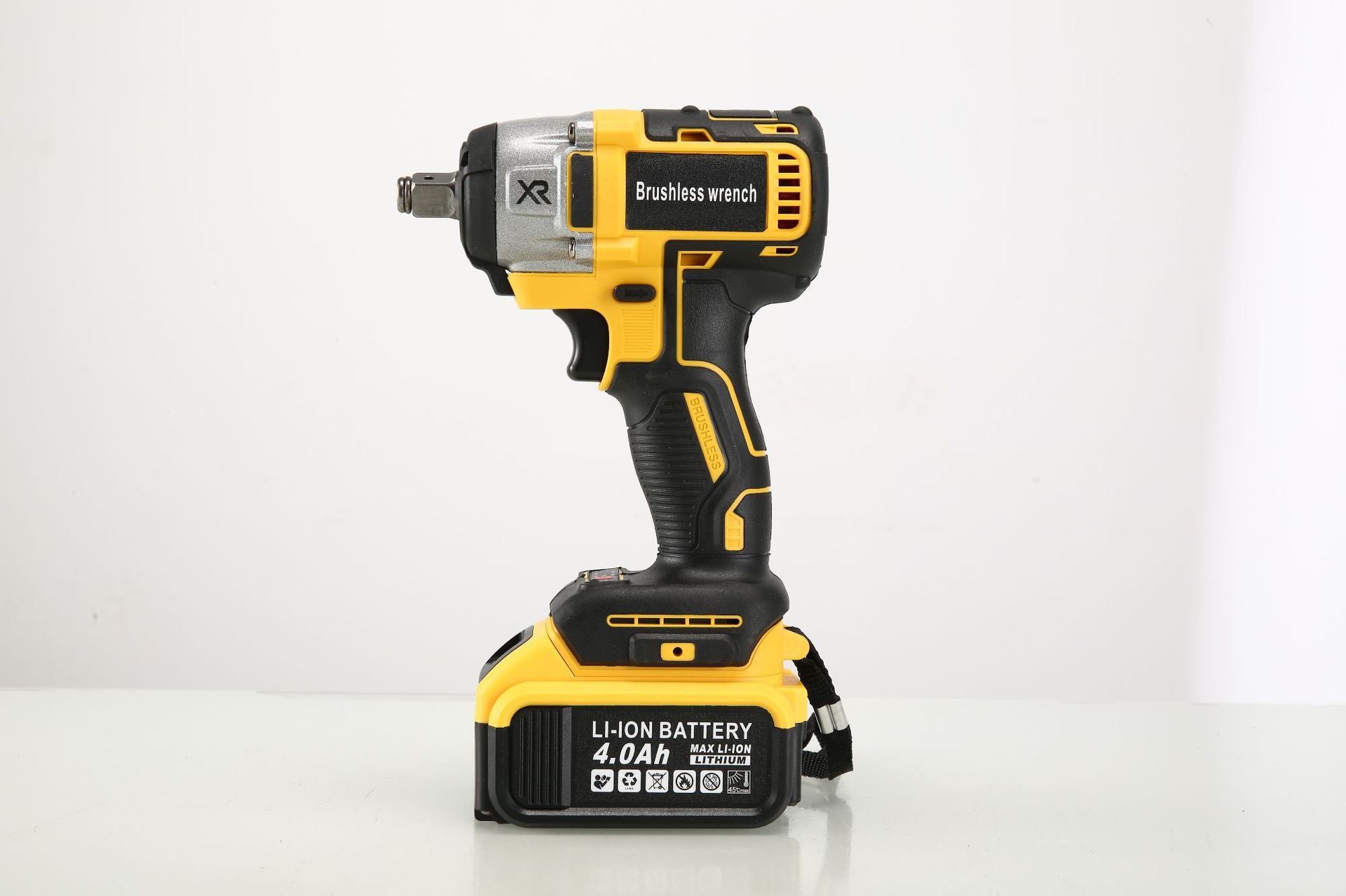 Electric Tool Set Brushless Electric Wrench Lithium Battery Angle Grinder Two-Piece Set Rechargeable Auto Repair Household Impact Drill